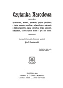 Czytanka narodowa, J. Chociszewski
